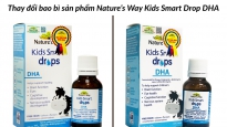 Thông báo: Thay đổi bao bì sản phẩm Nature’s Way Kids Smart Drop DHA