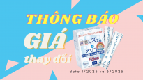 Thông báo: Điều chỉnh giá sản phẩm Men vi sinh DHC Bifido Fast Active