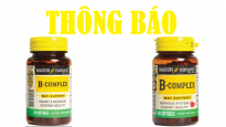 Thông báo: Thay đổi bao bì sản phẩm Mason Natural B-Complex (100 viên)