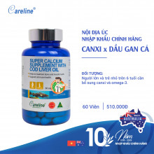 Super Calcium Supplement With Cod Liver Oil 1000mg - Viên uống bổ sung dầu gan cá