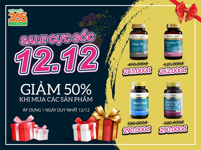 Sale sốc – giá hời từ thương hiệu Herbs Of Gold (Úc)