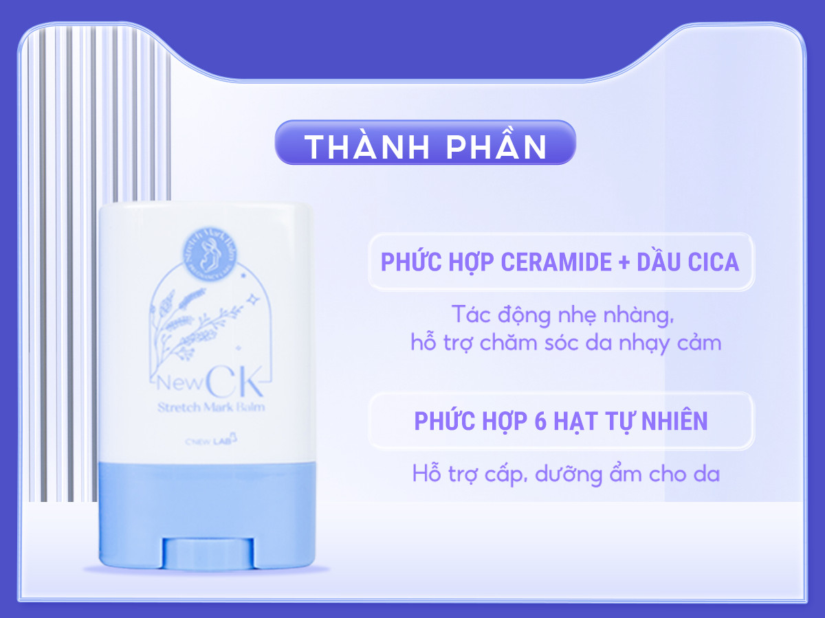C’New Lab New CK - Sáp rạn da dạng Balm dành cho bà bầu