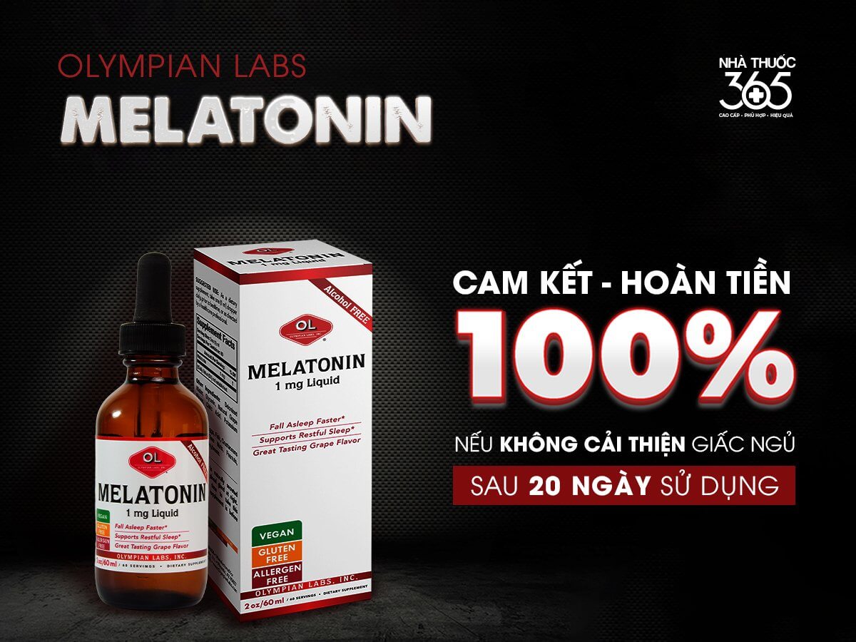 Cam kết hoàn tiền nếu sử dụng Melatonin không hiệu quả