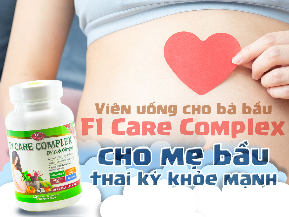 F1 – Care Complex ngăn ngừa Gout thai kỳ và biến chứng thai kỳ