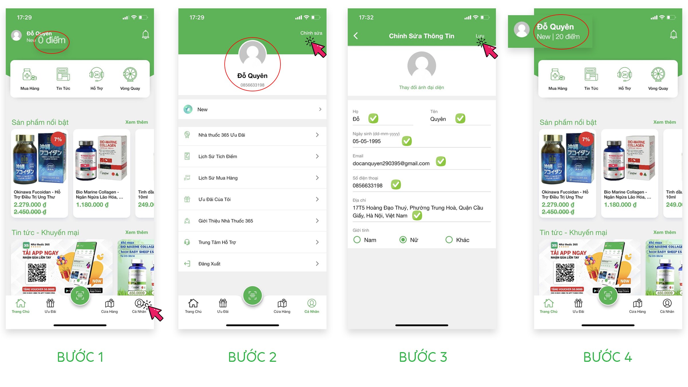 Hướng dẫn tải app
