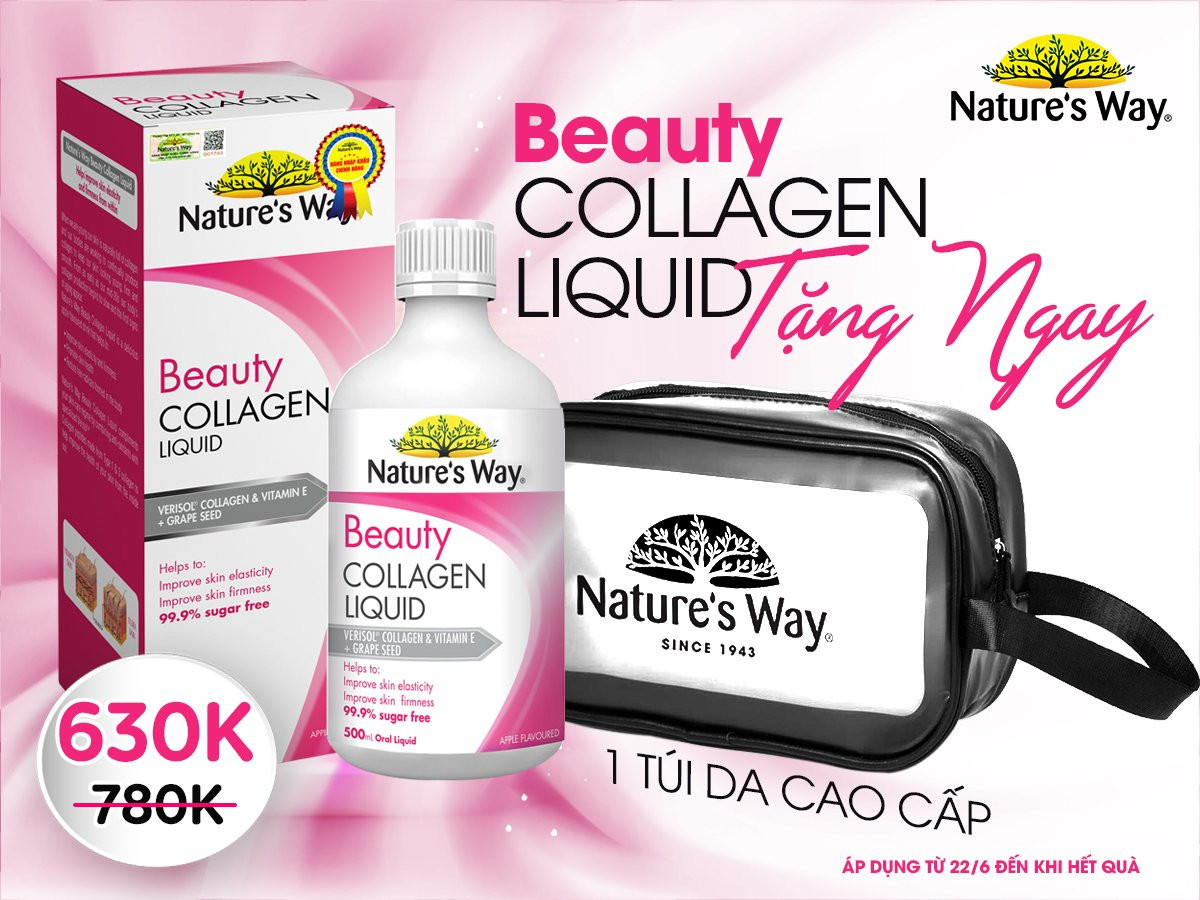 Ưu đãi cực sốc khi mua Nature’s Way Beauty Collagen Liquid 