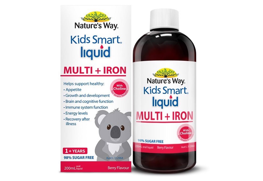 Nature's Way Kids Smart Liquid Multi +Iron