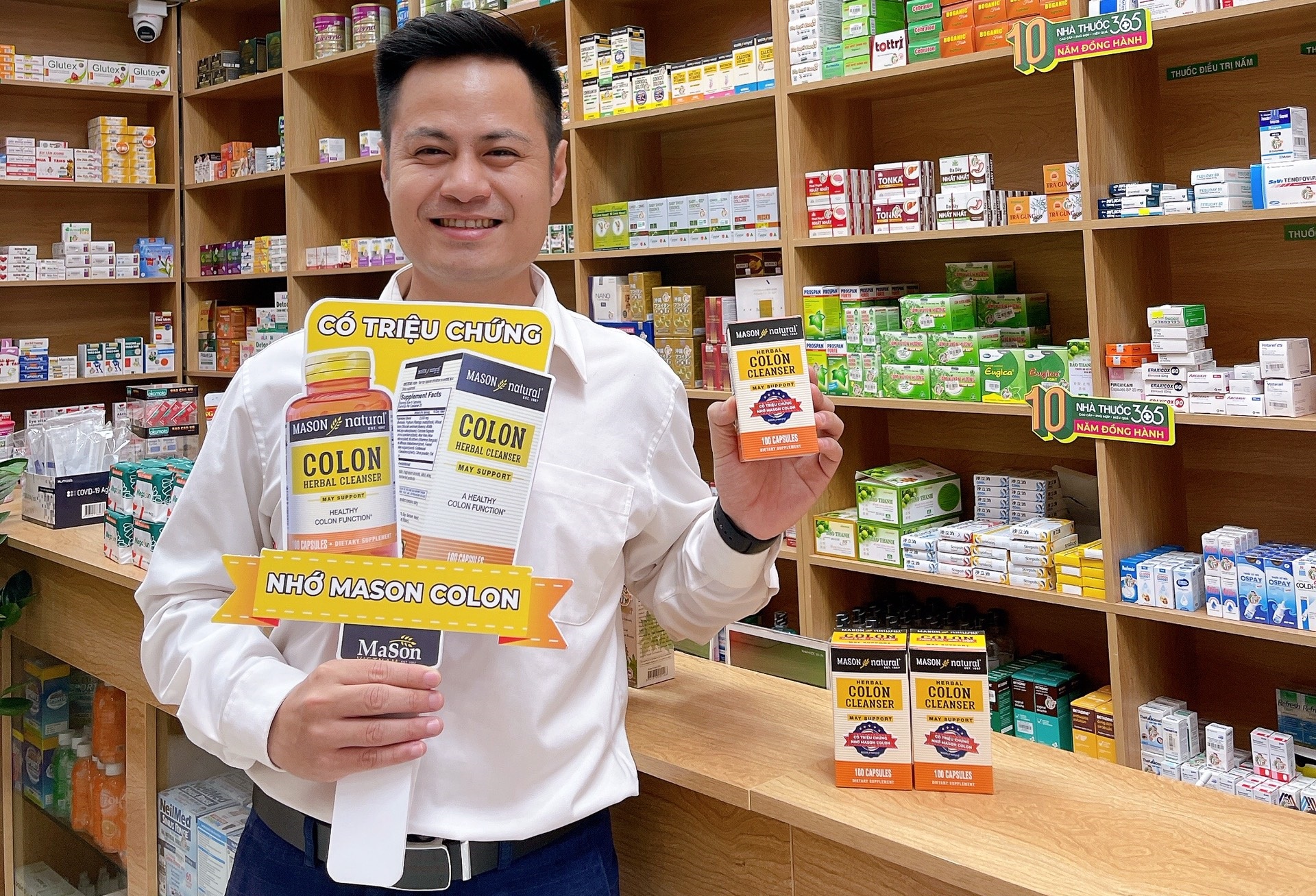 Đổi 2 vỏ hộp Mason Colon – Lấy 1 hộp Mason Colon “mới tinh” trị giá 385k tại Nhà thuốc 365