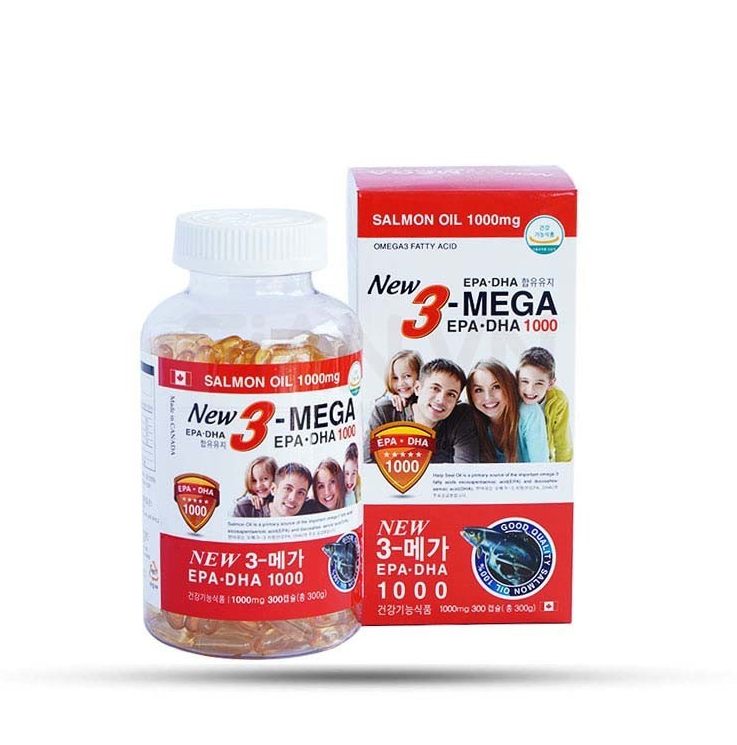 Dầu cá Hồi Omega 3 Salmon Oil New 3 - Mega